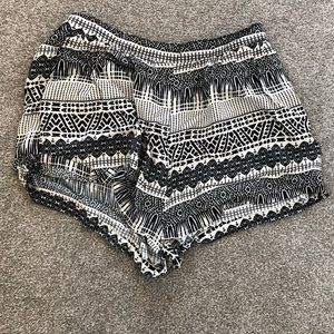 Pacsun tribal print shorts in x-small